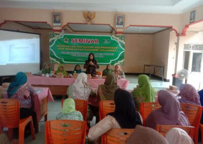 Seminar Penguatan Kapasitas Kelembagaan dan Penguatan Keluarga Pimpinan Ranting NU Desa Cilibang