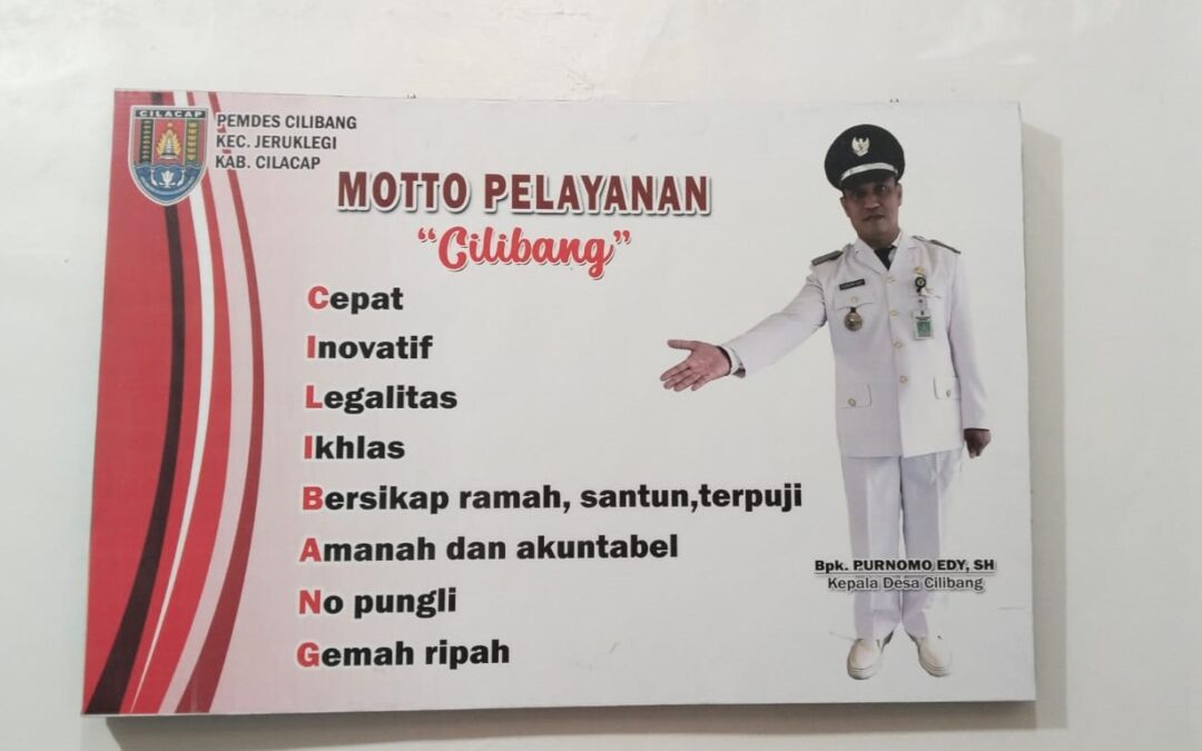 MOTO PELAYANAN “CILIBANG”