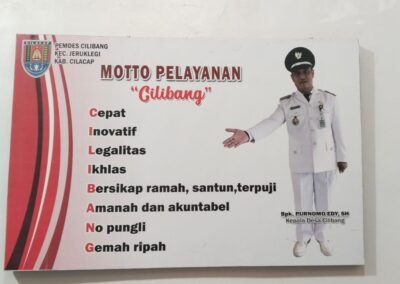 MOTO PELAYANAN “CILIBANG”