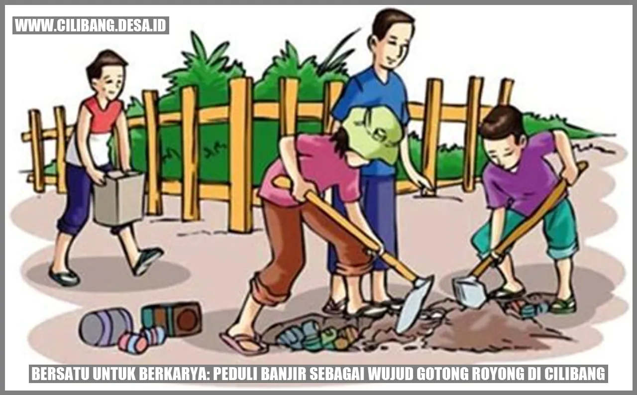 Gotong Royong di Cilibang