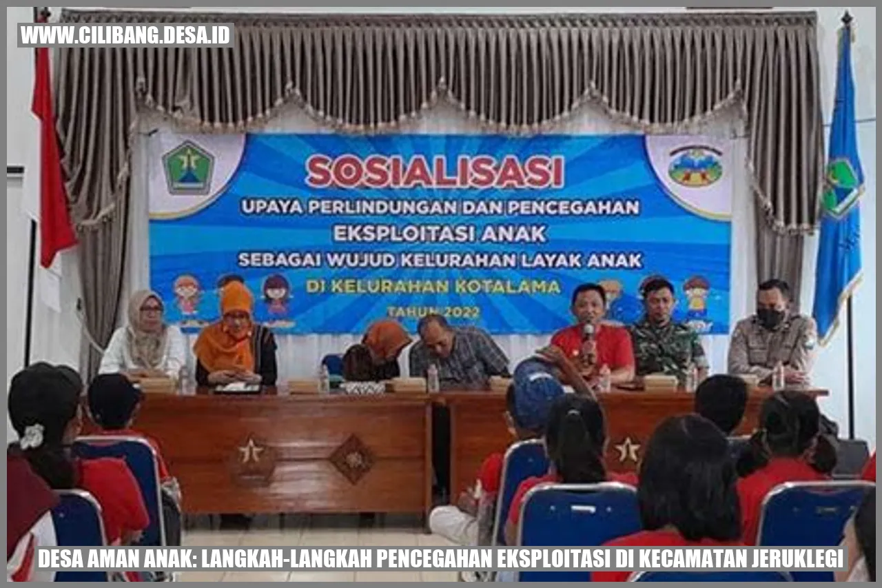Gambar Desa Aman Anak: Langkah-langkah Pencegahan Eksploitasi di Kecamatan Jeruklegi