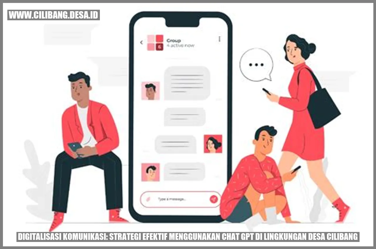 Digitalisasi Komunikasi: Strategi Efektif Menggunakan Chat GPT di Lingkungan Desa Cilibang