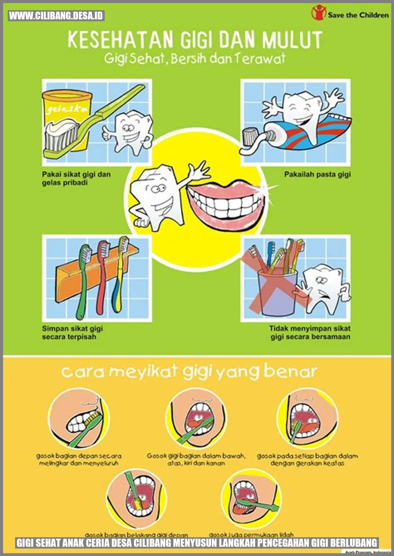 Gambar anak dengan senyum ceria