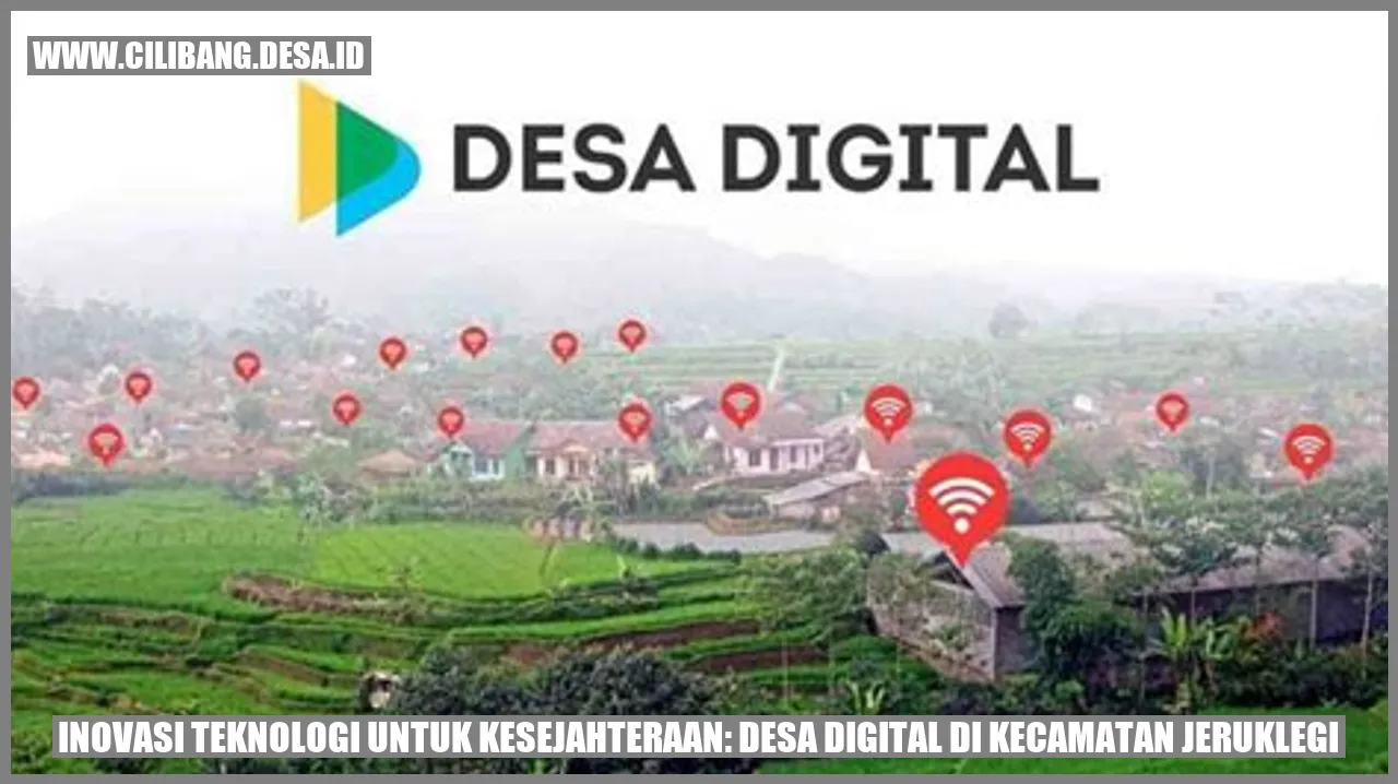 Desa Digital di Kecamatan Jeruklegi