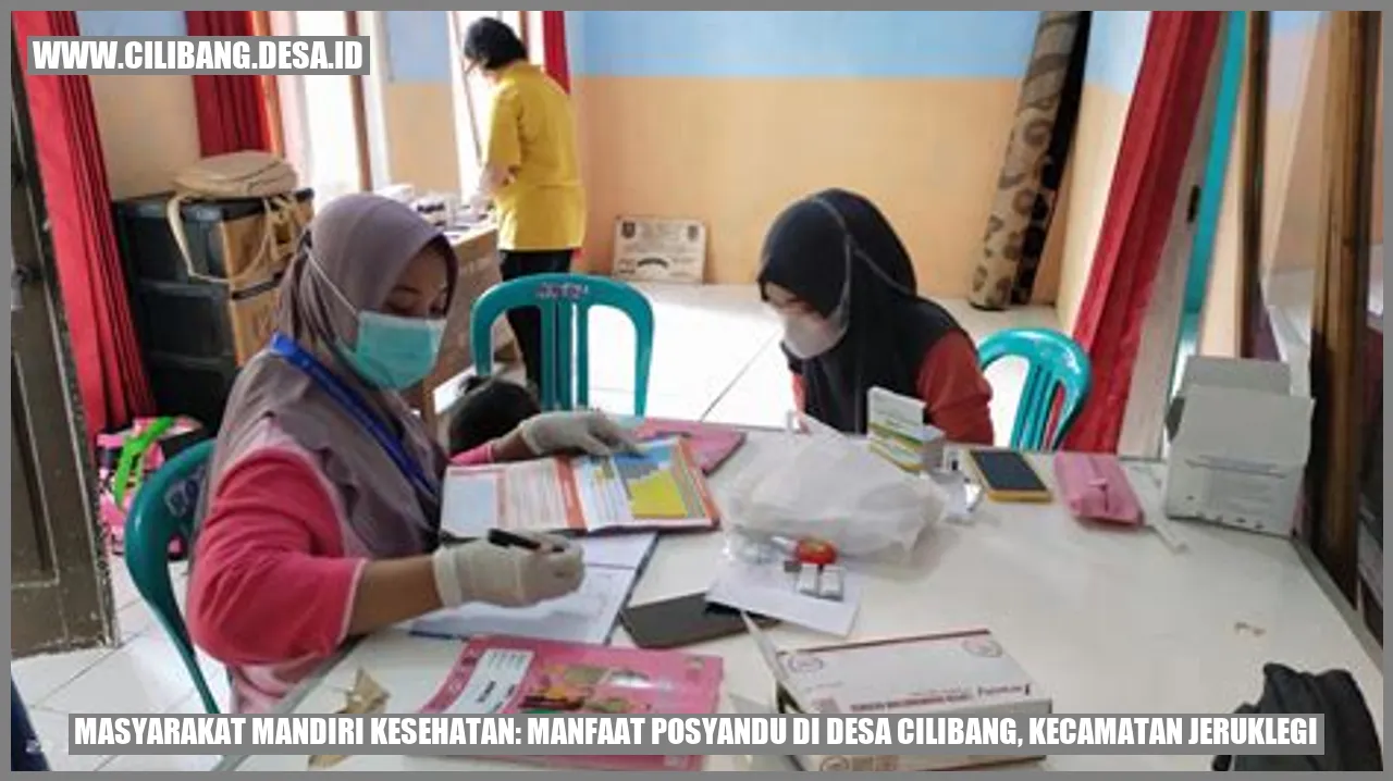 Masyarakat Mandiri Kesehatan: Manfaat Posyandu di Desa Cilibang, Kecamatan Jeruklegi