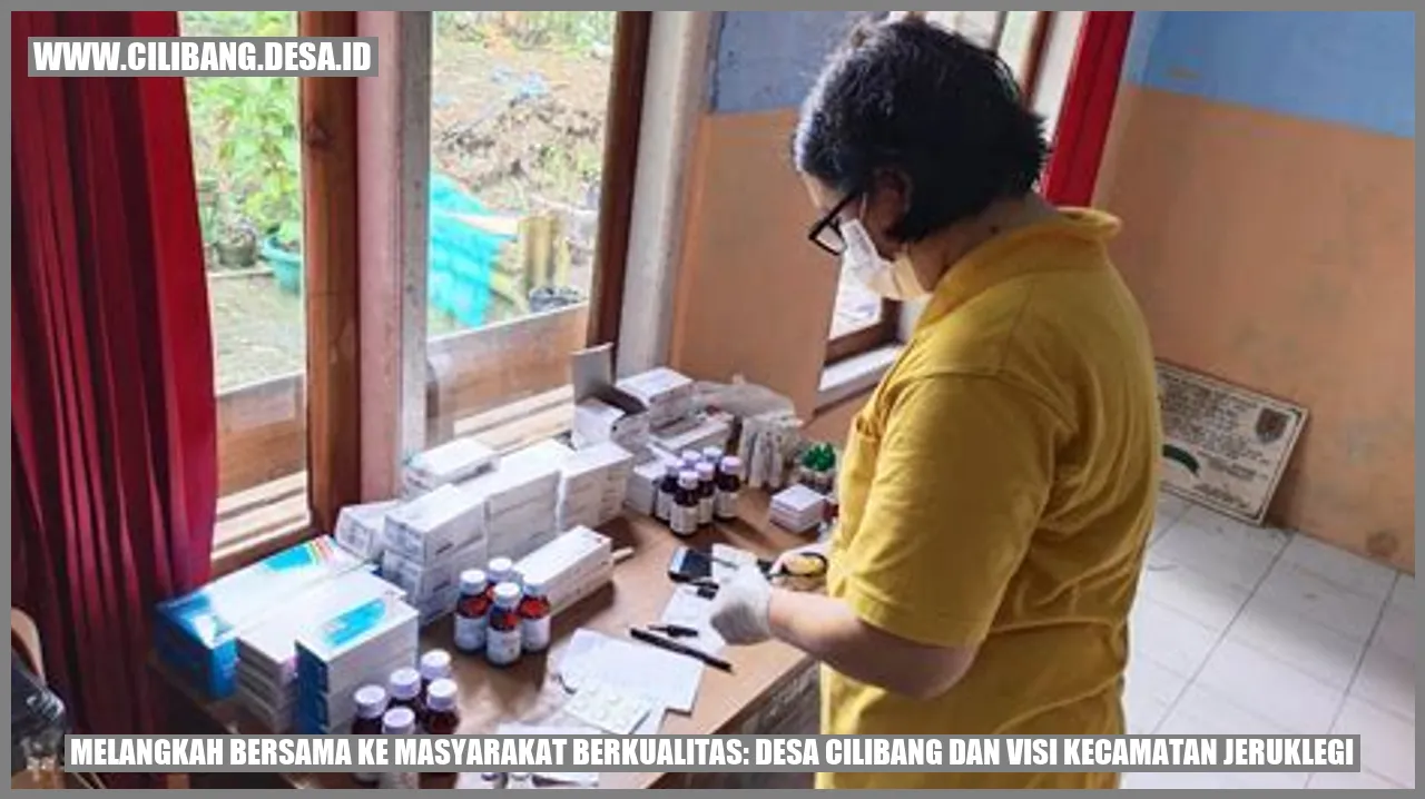 Gambar Desa Cilibang dan Visi Kecamatan Jeruklegi