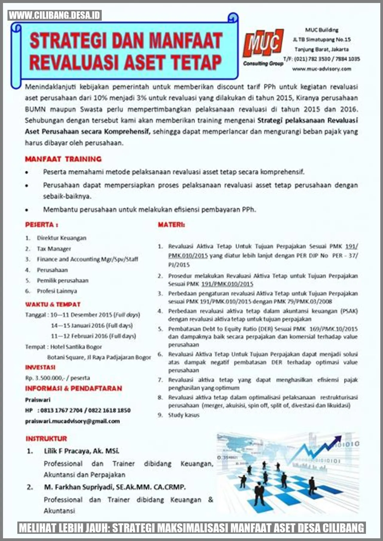 Melihat Lebih Jauh: Strategi Maksimalisasi Manfaat Aset Desa Cilibang
