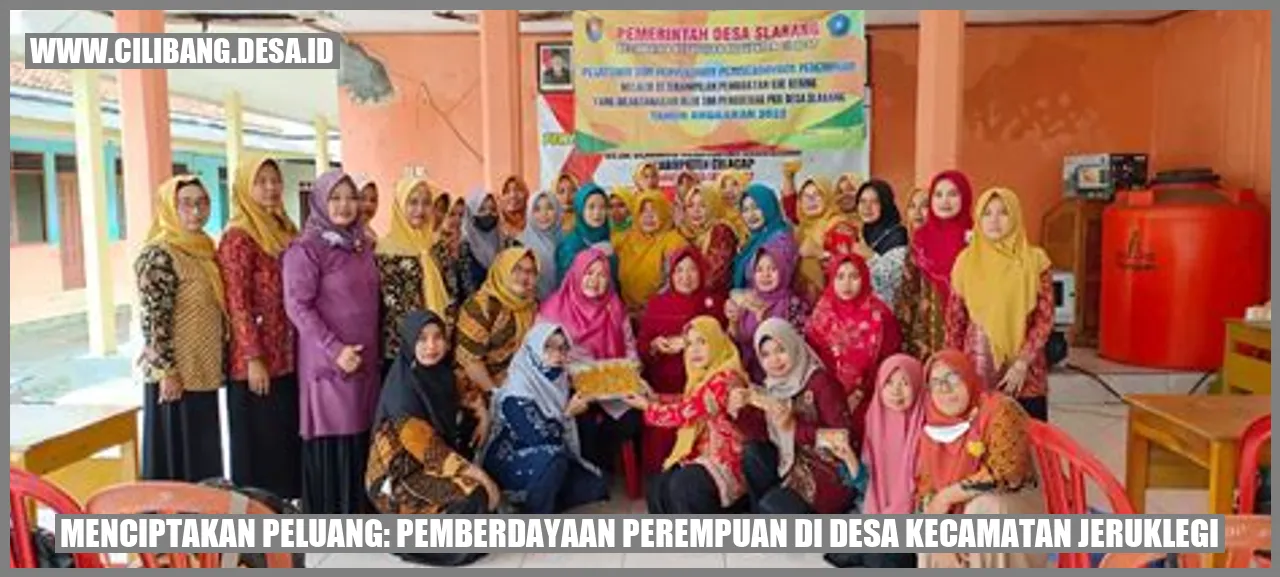 Pemberdayaan Perempuan di Desa Kecamatan Jeruklegi