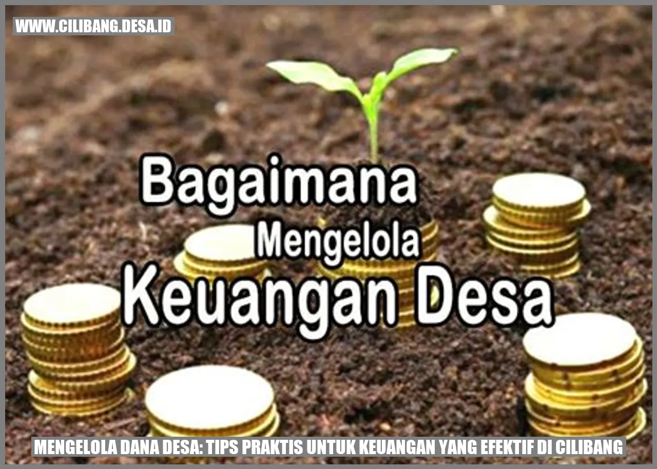 Mengelola Dana Desa: Tips Praktis untuk Keuangan yang Efektif di Cilibang
