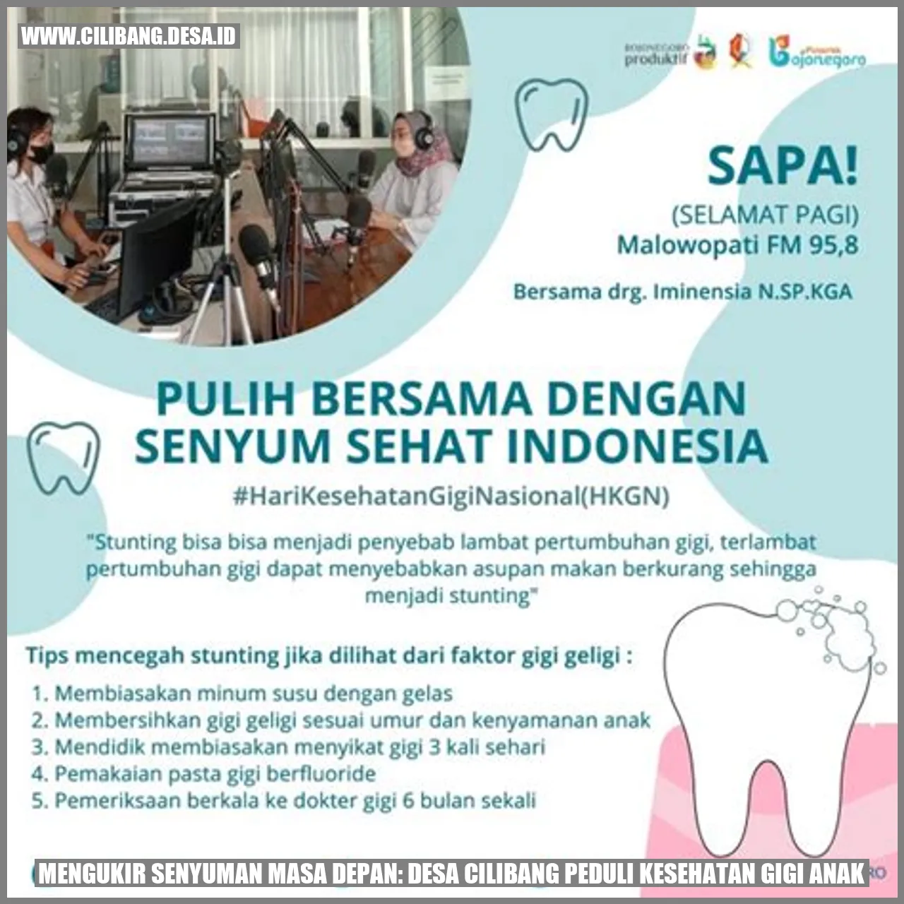 Desa Cilibang Peduli Kesehatan Gigi Anak