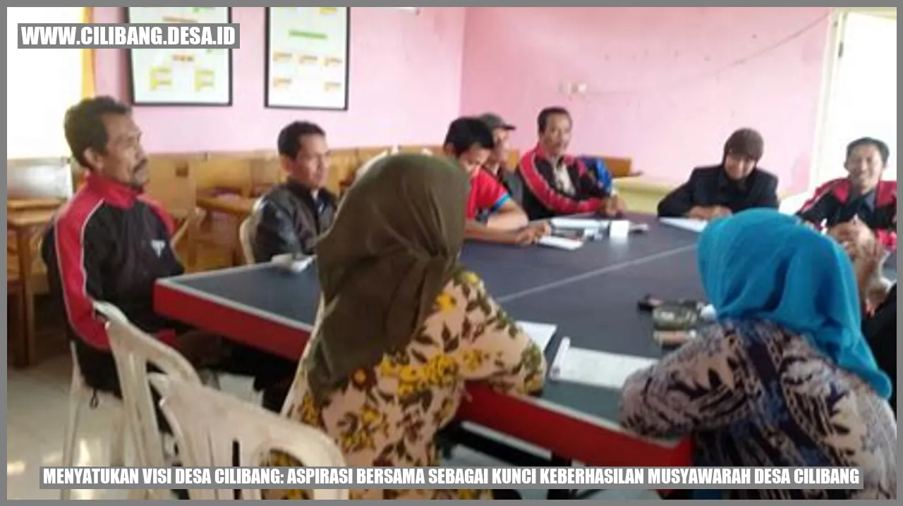 Gambar Menyatukan Visi Desa Cilibang: Aspirasi Bersama sebagai Kunci Keberhasilan Musyawarah Desa Cilibang