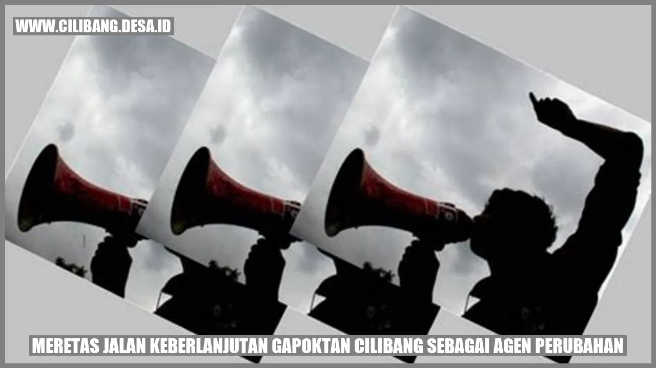 Gapoktan Cilibang sebagai Agen Perubahan