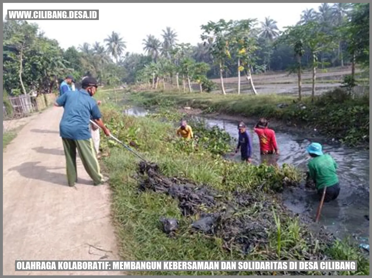 Gambar olahraga kolaboratif: Membangun Kebersamaan dan Solidaritas di Desa Cilibang