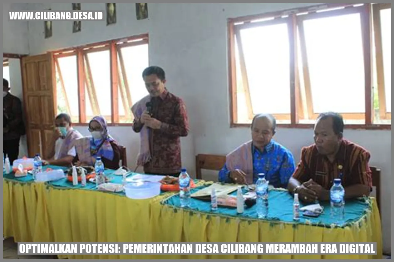 Optimalkan Potensi: Pemerintahan Desa Cilibang Merambah Era Digital