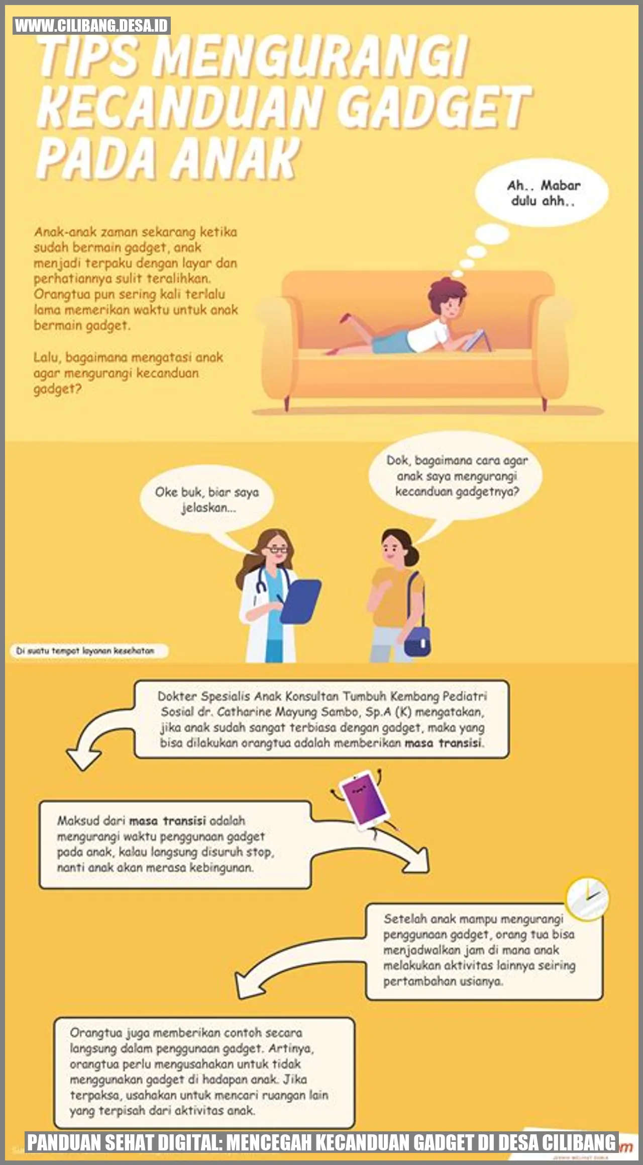 Panduan Sehat Digital: Mencegah Kecanduan Gadget di Desa Cilibang