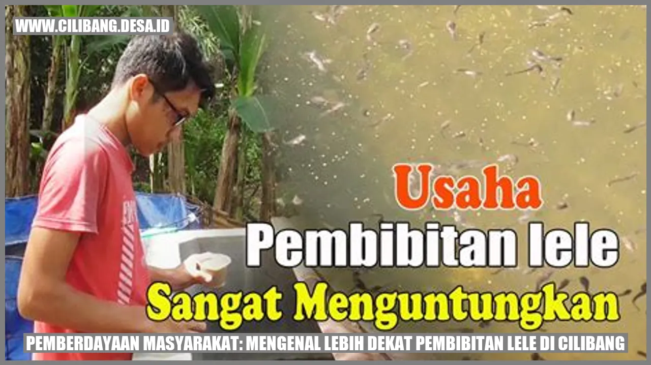Pemberdayaan Masyarakat: Mengenal Lebih Dekat Pembibitan Lele di Cilibang