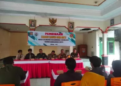PEMBINAAN KARANG TARUNA BIMA SAKTI DESA CILIBANG KECAMATAN JERUKLEGI KAB. CILACAP