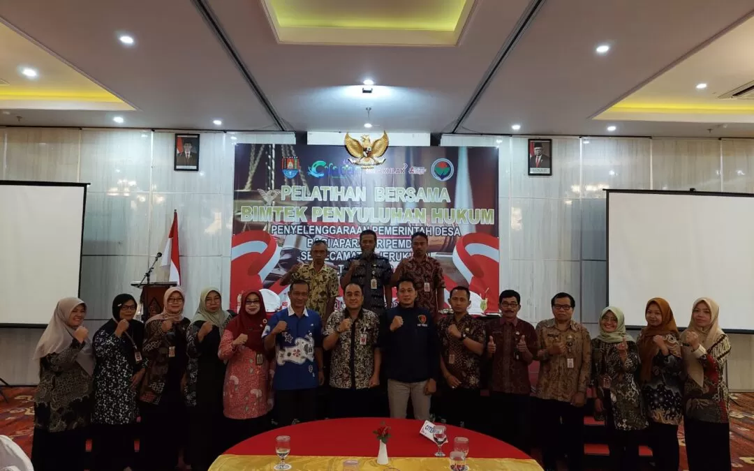 BIMTEK PENYULUHAN HUKUM PENYELENGGARAAN PEMERINTAH DESA BAGI APARATUR PEMDES SE KECAMATAN JERUKLEGI