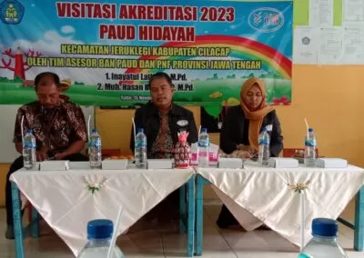 VISITASI AKREDITASI 2023 PAUD HIDAYAH DESA CILIBANG KECAMATAN JERUKLEGI KABUPATEN CILACAP