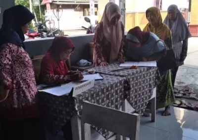 KEGIATAN PENIMBANGAN LANSIA POSYANDU NGUDI RAHARJO RW 03 DUSUN KALIGINTUNG DESA CILIBANG